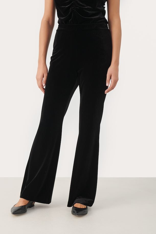 Part Two Dorellas Black Velvet Trouser