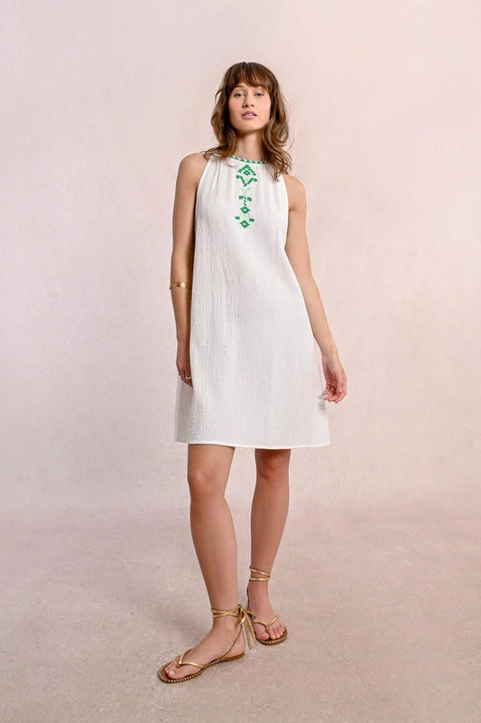 Molly Bracken White Gauze Dress