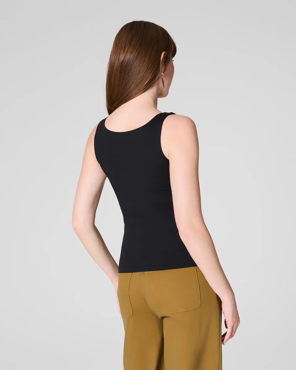Spanx Smoothing Jersey Scoop Tank