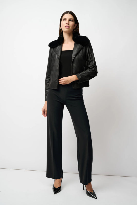 Joseph Ribkoff Classic Wide Leg Pant Core Black 153088NOS