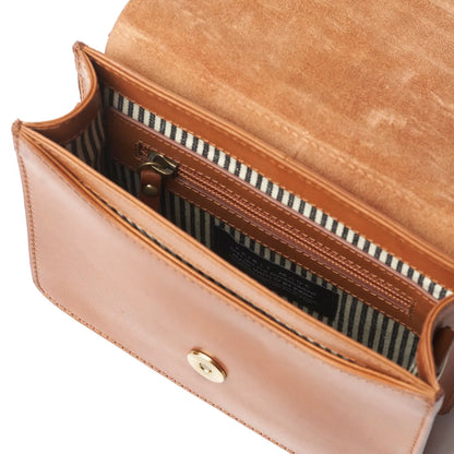 O My Bag Audrey Mini Crossbody in Cognac