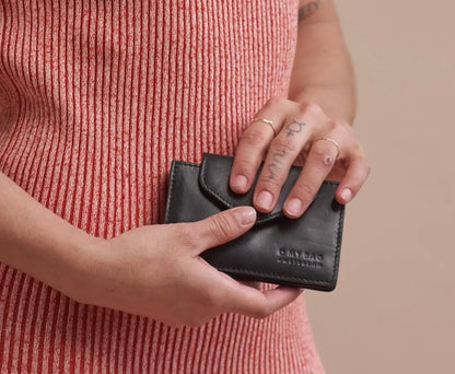 O My Bag Harmonica Wallet in Black