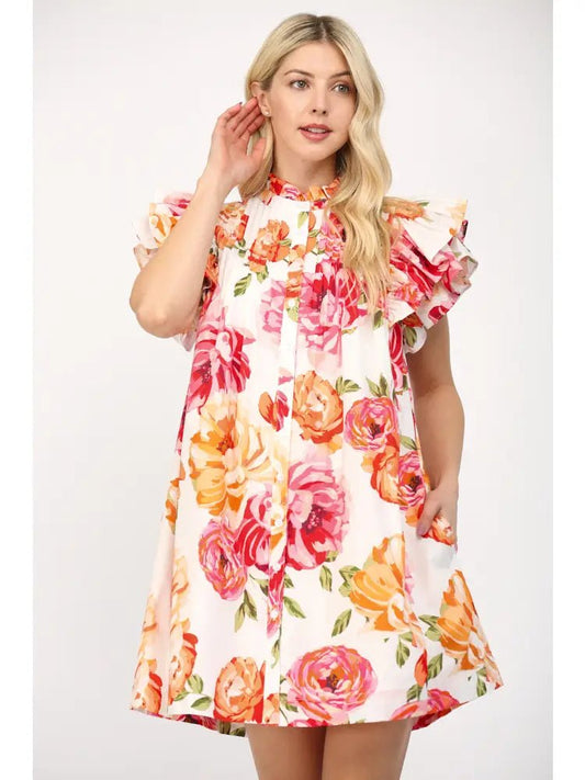 Fate Kaylee Pintuck Detailed Dress