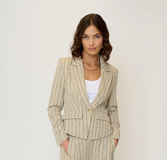 Central Park West Rose Dickey Blazer Jacket