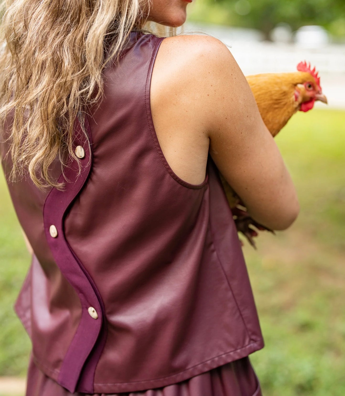 Crosby Alma Tank in Fig
