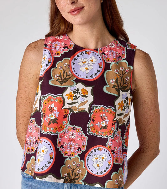 Crosby Alma Tank in Stamp