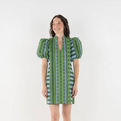 Emily McCarthy Hampton Mini Dress in Forest Jubilee Forest Jubilee
