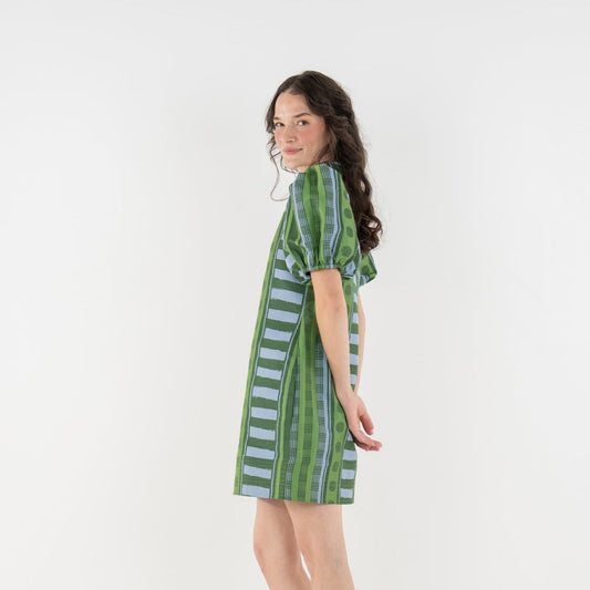 Emily McCarthy Hampton Mini Dress in Forest Jubilee