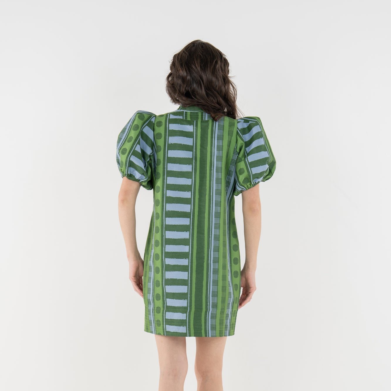 Emily McCarthy Hampton Mini Dress in Forest Jubilee