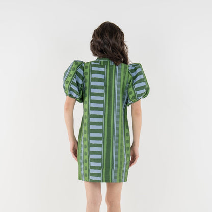 Emily McCarthy Hampton Mini Dress in Forest Jubilee