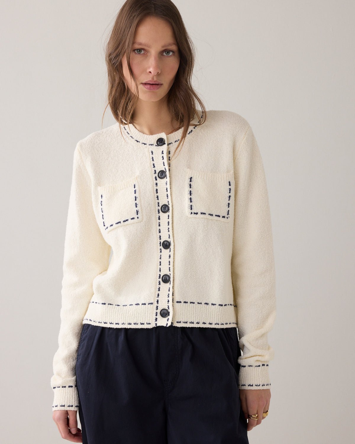 Summum Frisée Knit Cardigan