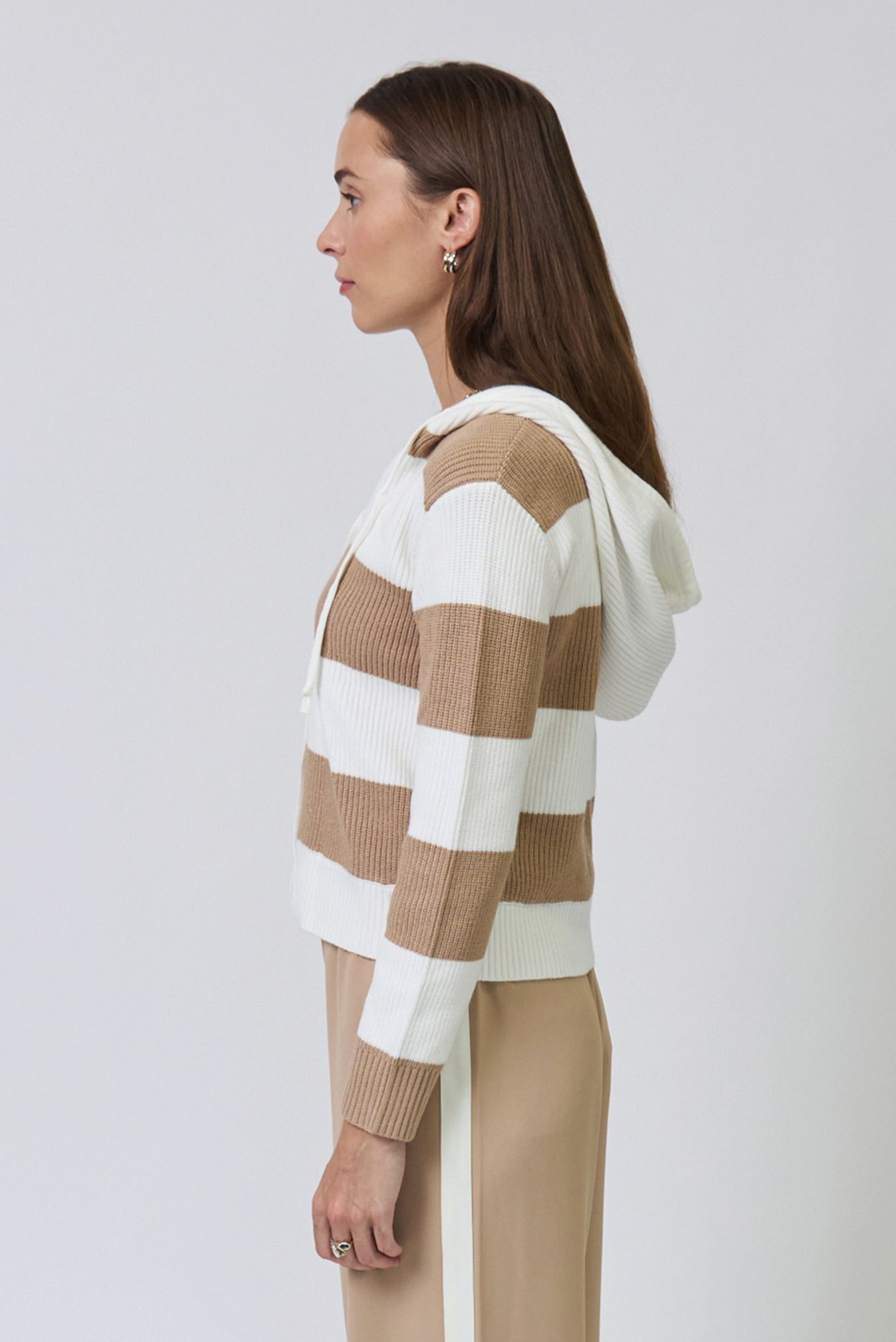 CPW Chloe Hooded Rugby Cardigan