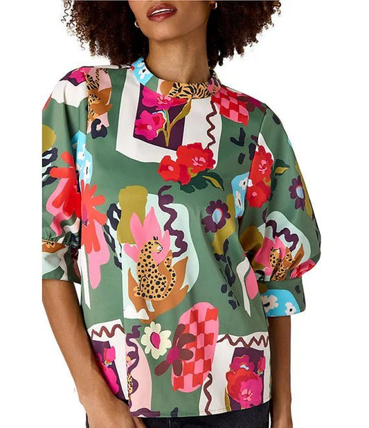 Crosby Jonesy Top in Untamed
