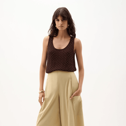 Joseph Ribkoff Embellished Knit Camisole 262957