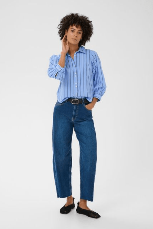 Part Two Anais Striped Blouse