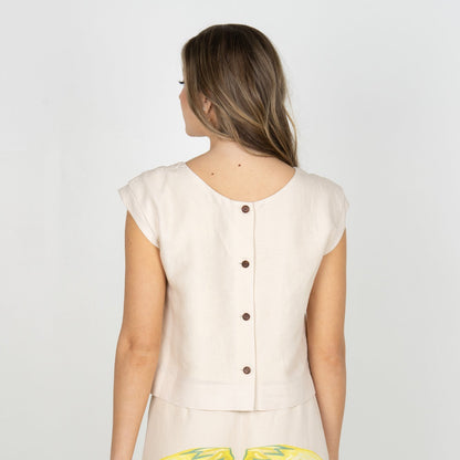 Emily McCarthy Hatti Butterfly Tank in Clouded Yellow