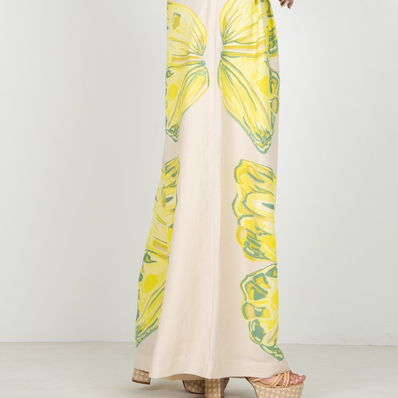 Emily McCarthy Paisley Pant in Clouded Yellow