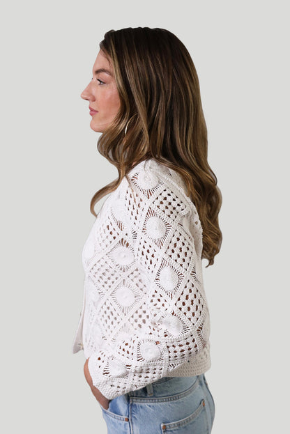 CPW Violete Crochet Cardigan