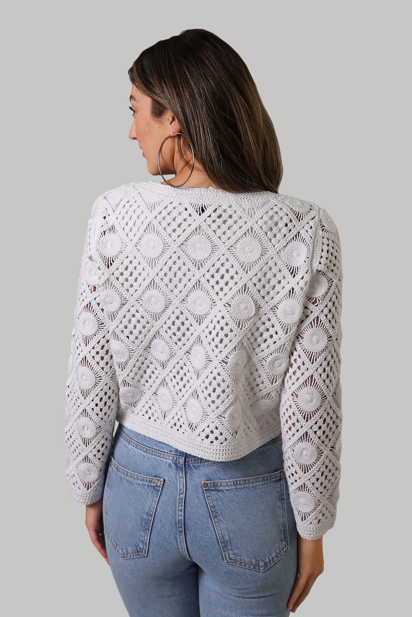 CPW Violete Crochet Cardigan