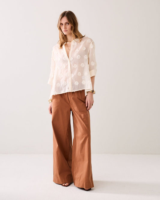 Summum A-Line Blouse with 3D Dots