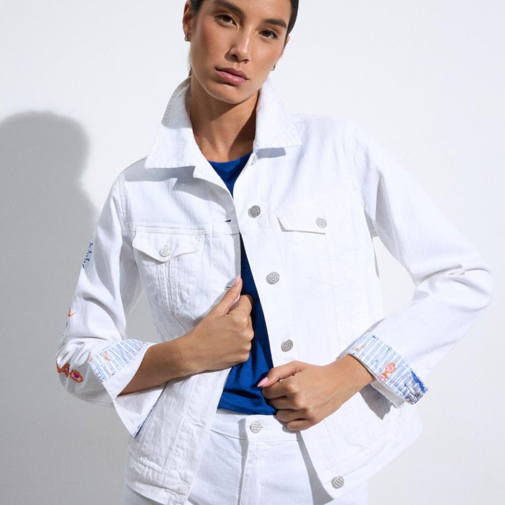 Bariloche Coralia White Denim Jacket