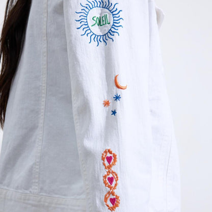 Bariloche Coralia White Denim Jacket