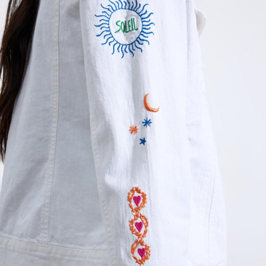 Bariloche Coralia White Denim Jacket