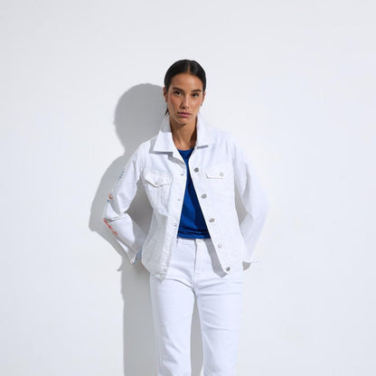 Bariloche Coralia White Denim Jacket