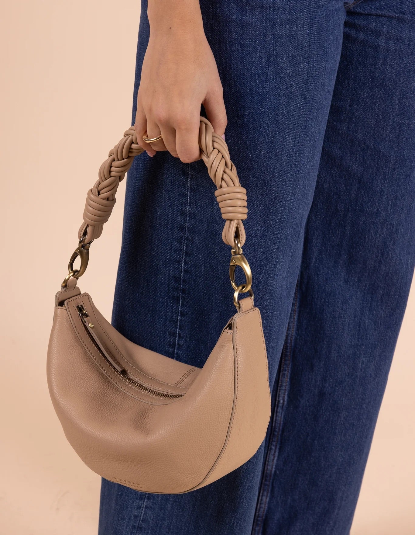 O My Bag Leo Leather Handbag
