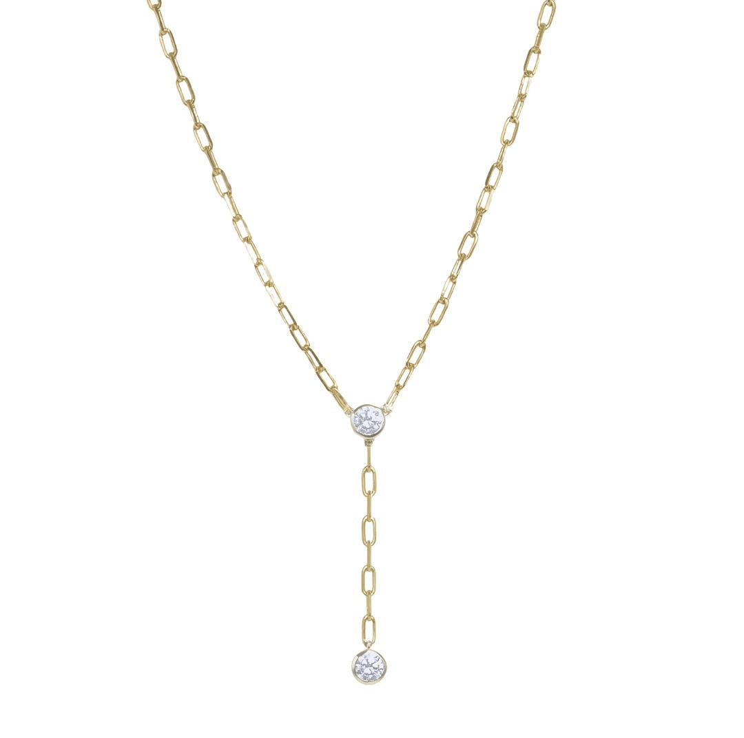 L George Mini LG Sparkle Choker in Gold