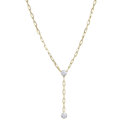 L George Mini LG Sparkle Choker in Gold