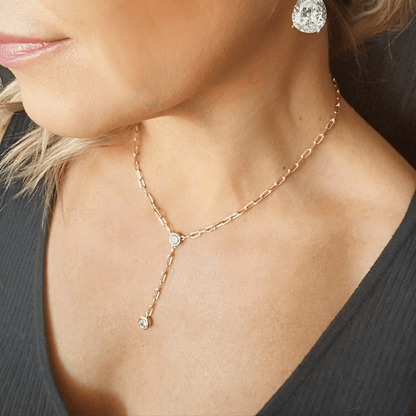 L George Mini LG Sparkle Choker in Gold