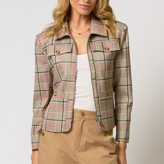 CPW Dean Zip Up Pocketed Jacket