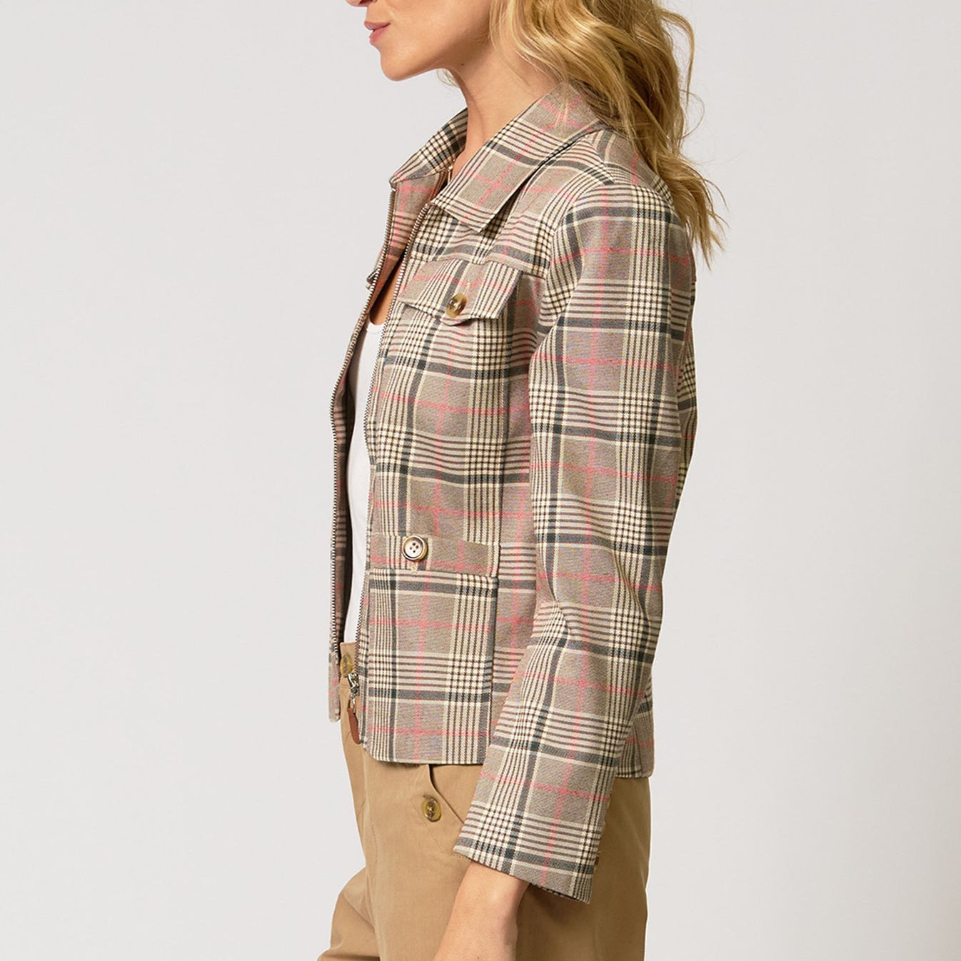 CPW Dean Zip Up Pocketed Jacket