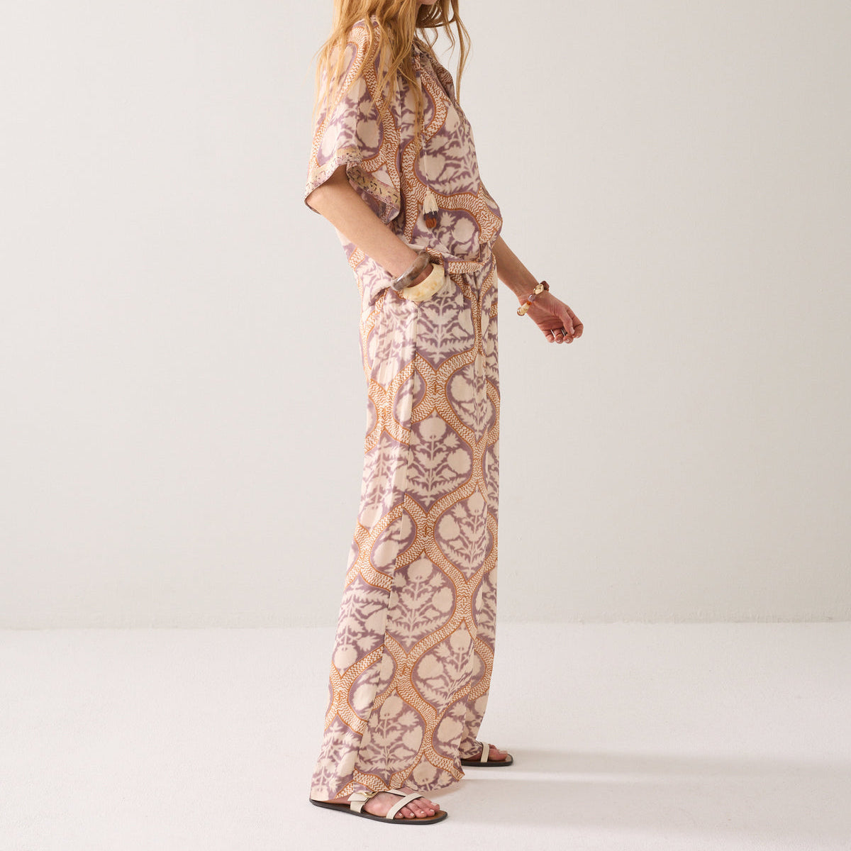 Summum Wide Art Deco Trousers
