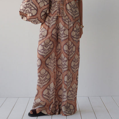 Summum Wide Art Deco Trousers