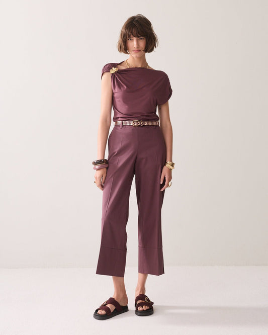 Summum 7/8 Length Trousers with Slit