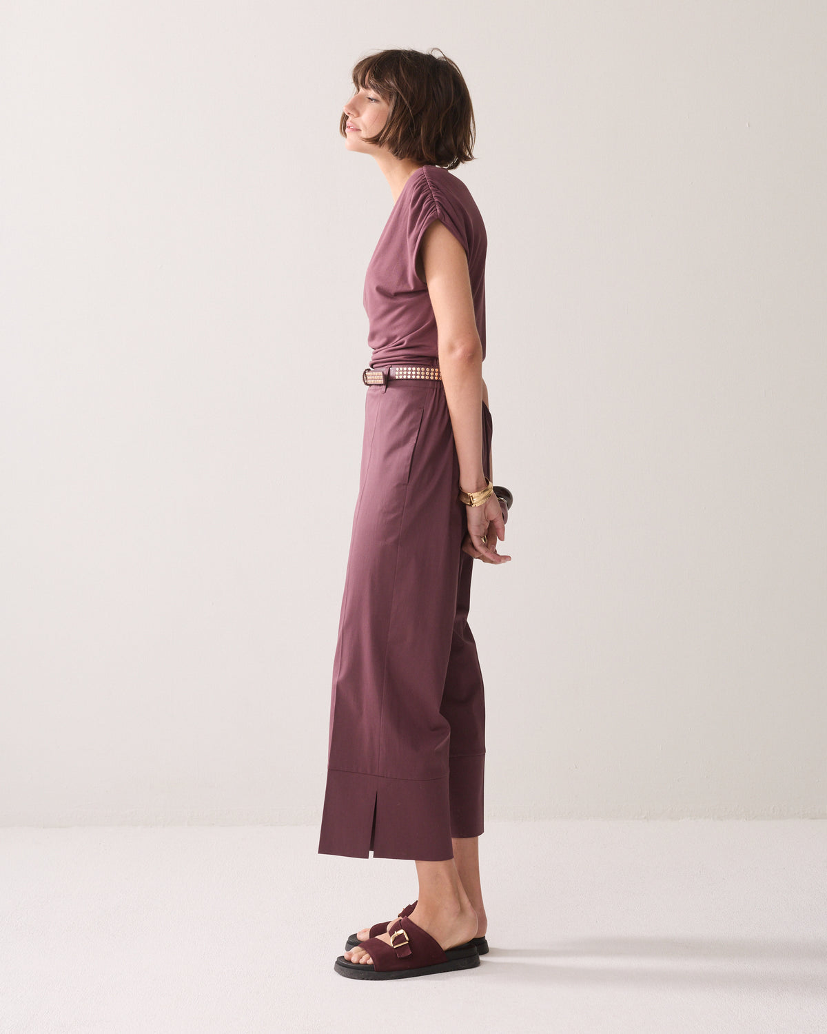 Summum 7/8 Length Trousers with Slit