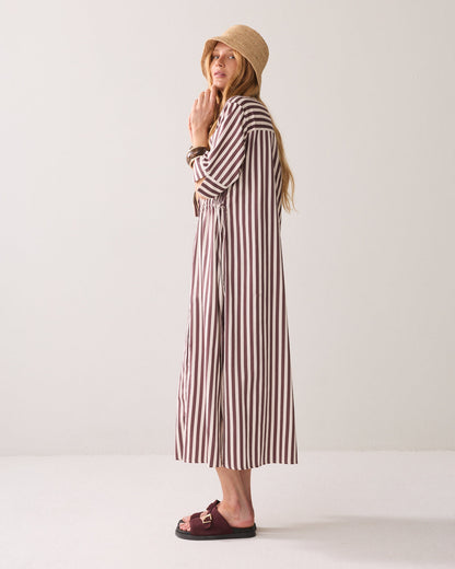 Summum Striped Shirt Dress