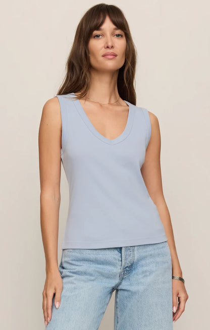 Z Supply Ellie Rib V-Neck Tank
