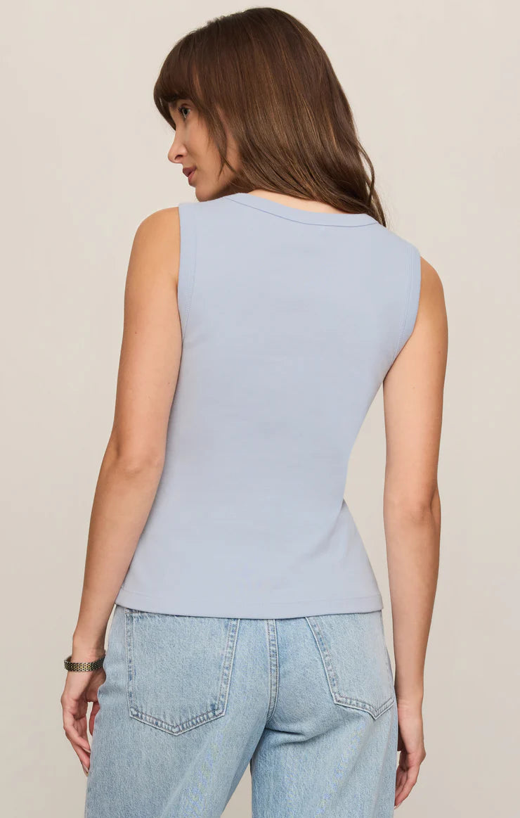 Z Supply Ellie Rib V-Neck Tank