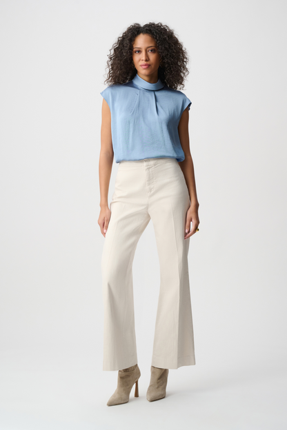 JR Recycled Satin Turtleneck Top 263022