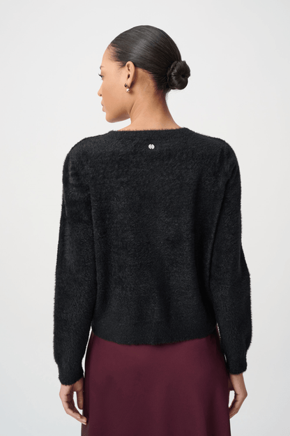 JR Bejeweled Crewneck Cardigan 264924 - AtelierCardigan WomenJoseph Ribkoff