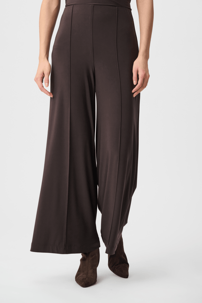 JR Silky Knit Pull-On Wide Leg Pants 251017F26 - AtelierTrousers WomenJoseph Ribkoff
