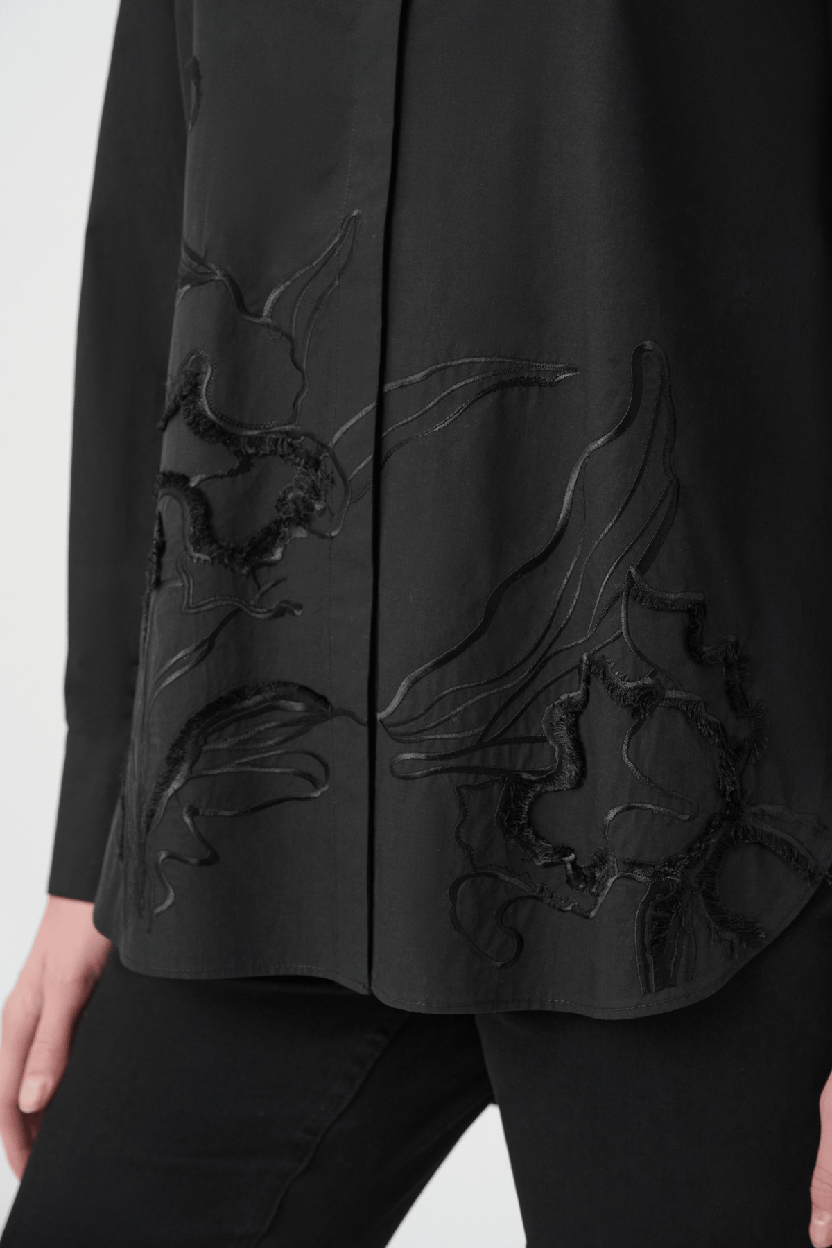 JR Embroidered Button-Down Shirt 264904 - AtelierBlouse WomenJoseph Ribkoff