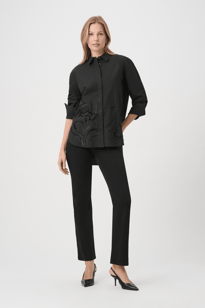 JR Embroidered Button-Down Shirt 264904 - AtelierBlouse WomenJoseph Ribkoff