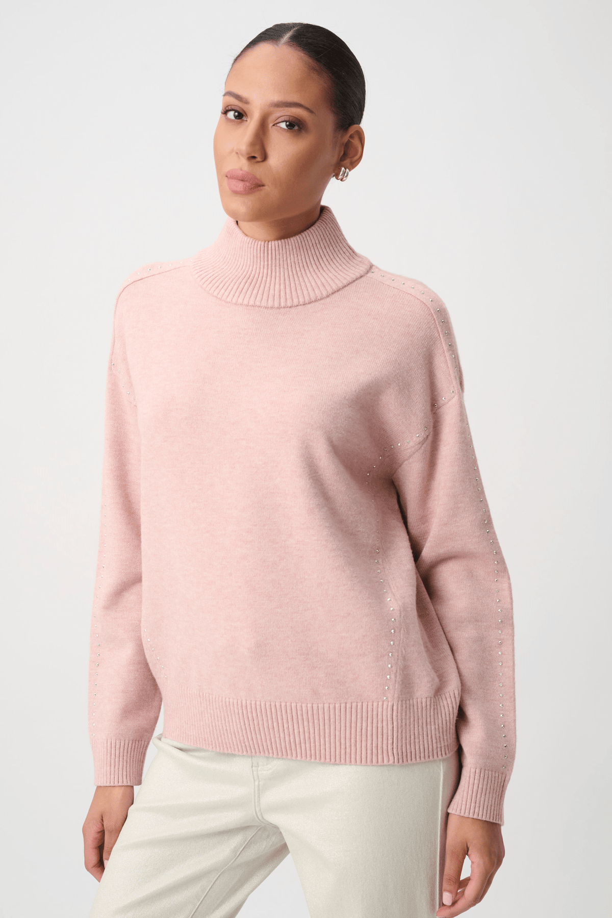 JR Embellished Turtleneck Sweater 264934 - AtelierSweater WomenJoseph Ribkoff