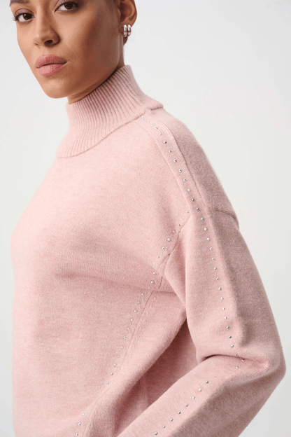 JR Embellished Turtleneck Sweater 264934 - AtelierSweater WomenJoseph Ribkoff