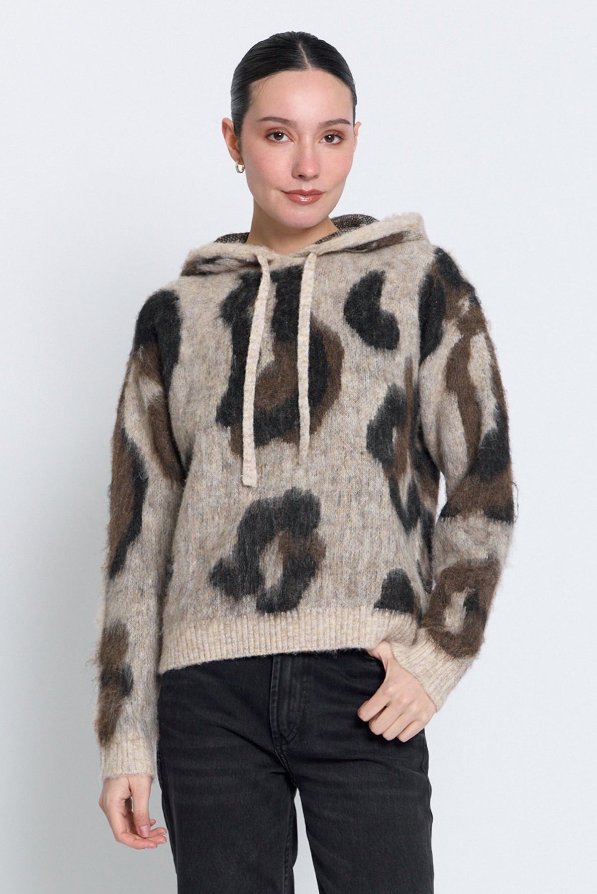 CPW Noa Oversized Leopard Hoodie