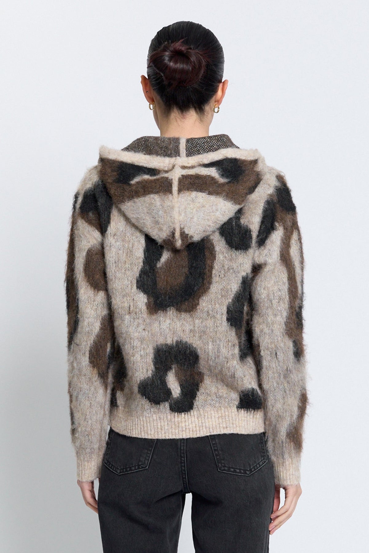 CPW Noa Oversized Leopard Hoodie